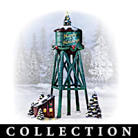 "Happy Holidays" Towers For HO-scale Train Display