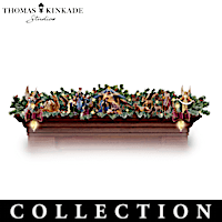 Thomas Kinkade Nativity Garland Collection