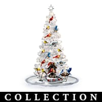 Chirping Motion-Activated Lighted Songbird Christmas Tree