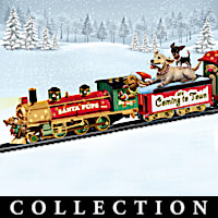 Santa Pups Are Coming To Town Express Train Collection