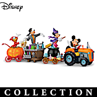 Disney Halloween Tractor Wagon Sculpture Collection