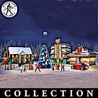 Elvis Rock ’N’ Roll Christmas Village Collection