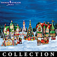 Thomas Kinkade Studios Magic of Christmas Village Collection
