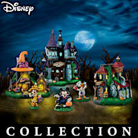 Disney Trick Or Treat Halloween Village Collection