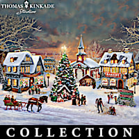 Thomas Kinkade Christmas Festival Village Collection