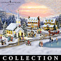 Christmas Morning Blessings Village Collection