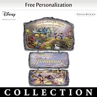 Disney's Seasons Of Joy Personalized Welcome Sign Collection