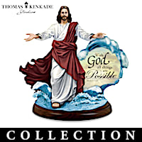 Thomas Kinkade Miracles Of Christ Sculpture Collection
