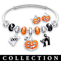 Hand-Enameled Holiday Celebrations Charm Bracelet Collection