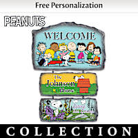 The PEANUTS Gang Personalized Welcome Sign Collection