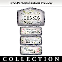 Love Grows Here Personalized Welcome Sign Collection
