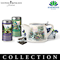 Thomas Kinkade Nature's Finest Teas Tea Set Subscription