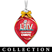 Kansas City Chiefs Super Bowl LIV Ornament Collection