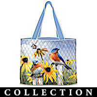 Songbirds Of The Seasons Tote Bag Collection