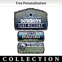 Dallas Cowboys Personalized Welcome Sign Collection