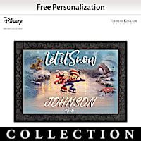 Disney Welcoming Seasons Personalized Welcome Mat Collection