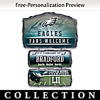 Philadelphia Eagles Personalized Welcome Sign Collection