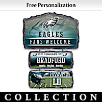 Philadelphia Eagles Personalized Welcome Sign Collection