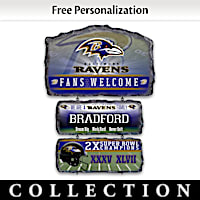 Baltimore Ravens Personalized Welcome Sign Collection