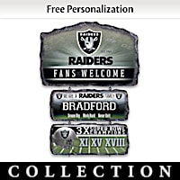 Las Vegas Raiders Personalized Welcome Sign Collection