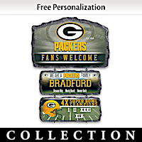 Green Bay Packers Personalized Welcome Sign Collection