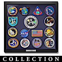 Apollo Mission Replica Patch Wall Decor Collection