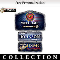 USMC Personalized Welcome Sign Collection