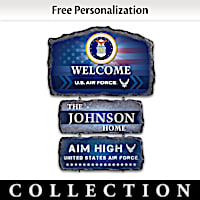 United States Air Force Personalized Welcome Sign Collection