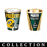 Green Bay Packers Shot Glass Collection