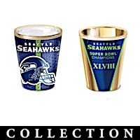 Seattle Seahawks Shot Glass Collection