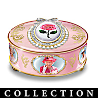 Queen Elizabeth II Royal Brooch Music Box Collection
