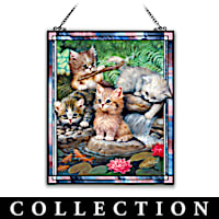 Playful Kittens Suncatcher Collection