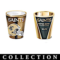 New Orleans Saints Shot Glass Collection