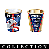 New England Patriots Shot Glass Collection