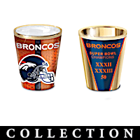 Denver Broncos Shot Glass Collection