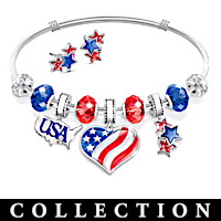 Hand-Enameled Holiday Celebrations Charm Bracelet Collection