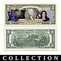 The Vice President Kamala Harris $2 Bill Currency Collection