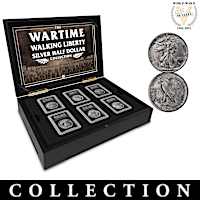 Complete Wartime Walking Liberty Half Dollar Coin Collection