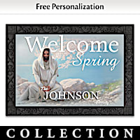 Our Blessed Home Personalized Welcome Mat Collection