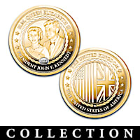 Queen Elizabeth II Meeting U.S. Presidents Coin Collection
