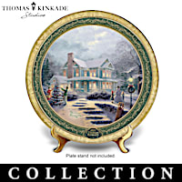 Thomas Kinkade Cherished Christmas Memories Plate Collection