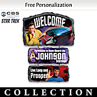 STAR TREK Personalized Welcome Sign Collection