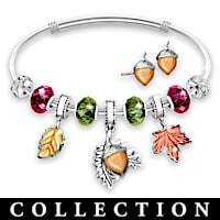 Hand-Enameled Holiday Celebrations Charm Bracelet Collection