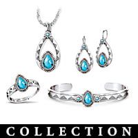 Genuine Turquoise Spirit Of The Southwest Jewelry Collection