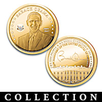 Presidential Legacy: Barack Obama 24K Gold-Plated Commemorative