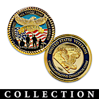 United States Veteran Challenge Coin Collection