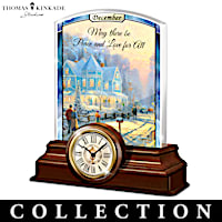 Thomas Kinkade Illuminations Clock Calendar Collection