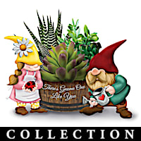 Gleeful Garden Gnome Table Centerpiece Collection
