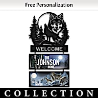 Seasons Of The Pack Personalized Welcome Sign Collection