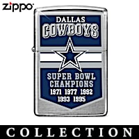 Dallas Cowboys NFL Champions Zippo&reg; Lighter Collection